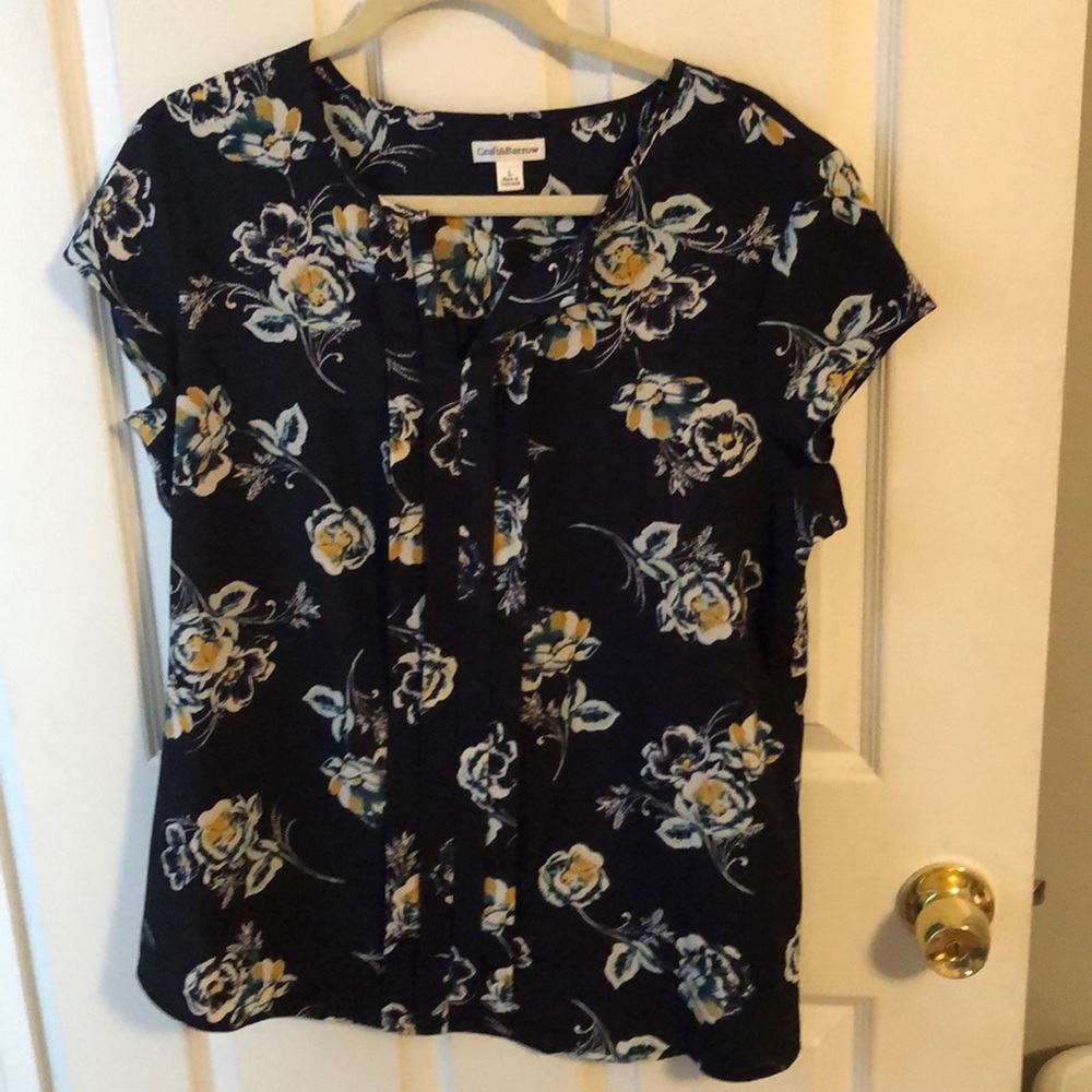 Croft & Barrow Short Sleeve Blouse